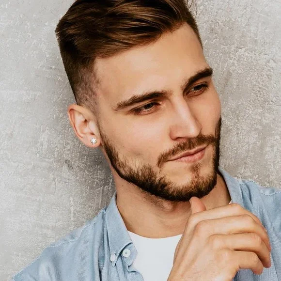 Certified 2ct. t.w. Moissanite Diamond Round Stud Earrings NEW - Picture 9 of 15